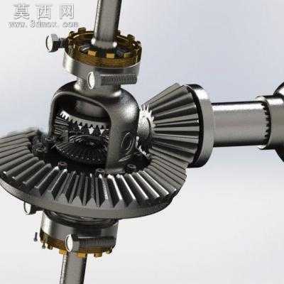 齿轮差速器 3D模型