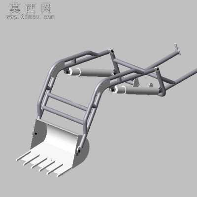 装载机铲斗 3D模型