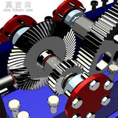 齿轮箱 3D模型