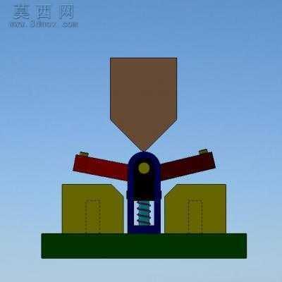 V型弯曲模 3D模型