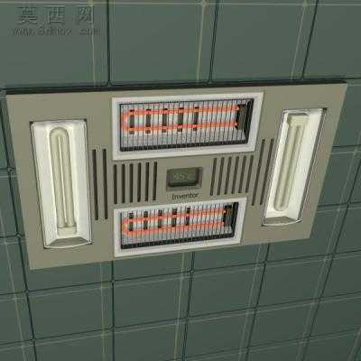 多功能浴霸 3D模型
