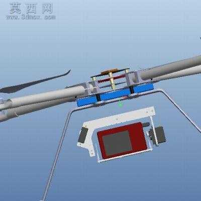 四轴飞行器 3D模型,Sl