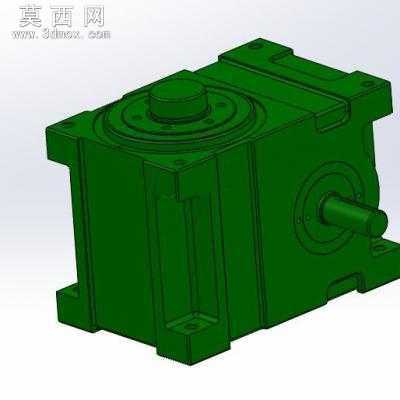新型分割器 110F标准外形图 3D模型