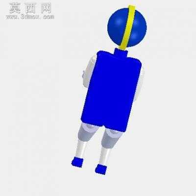 简单的机器人 3D模型