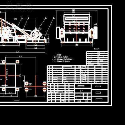 PCS16反击锤式破碎机 CAD图纸