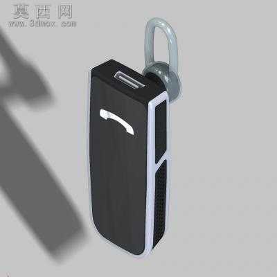 时尚蓝牙耳机 3D模型