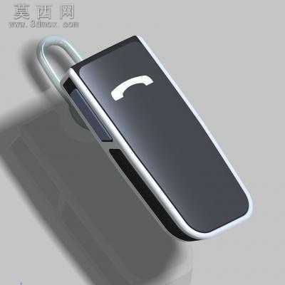时尚蓝牙耳机 3D模型