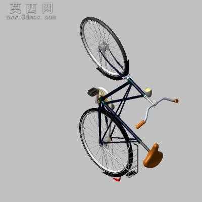 老式自行车 3D模型