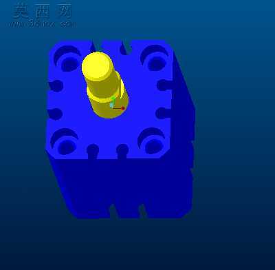 气缸 3D模型