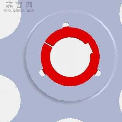 胀套连接的V型带轮 3D模型