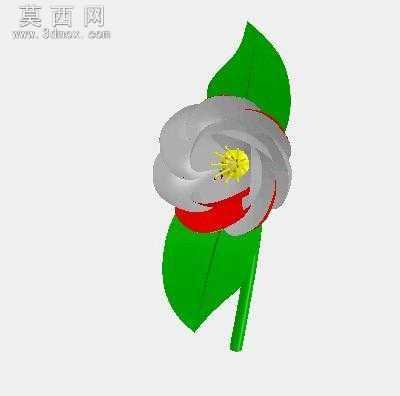红花绿叶 3D模型