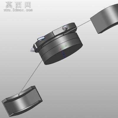 创意的iphone5S钥匙扣手机架 3D模型中望3D设计,Z3