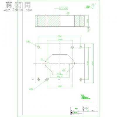 垫片2冷冲模设计 CAD图纸
