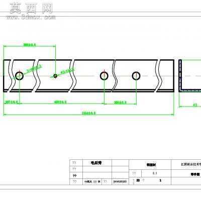 电池板铝边框冲孔模的设计 CAD图纸