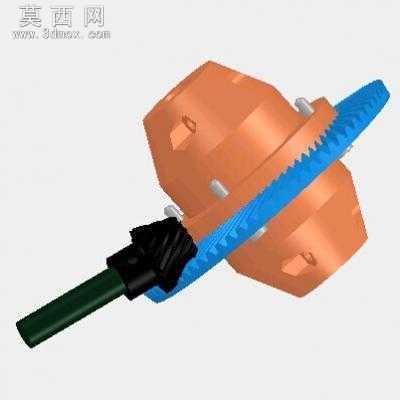 差速器含零件图和装配图 3D模型