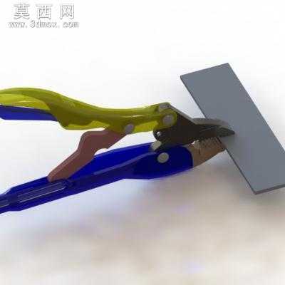 大力钳 3D模型