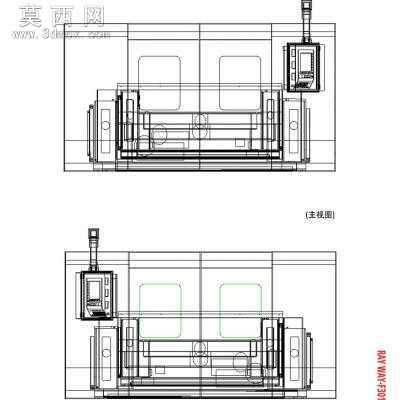 Rayway-f3015l机床 3D模型