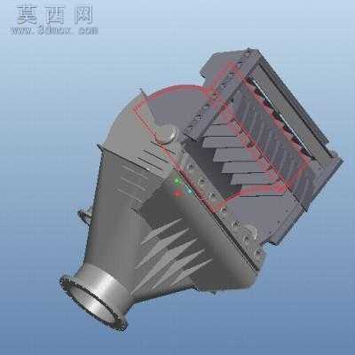 耙吸式挖泥船之耙头 3D模型