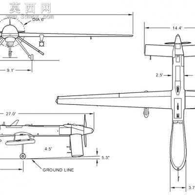 MQ-1��ʳ���������� 3Dģ��