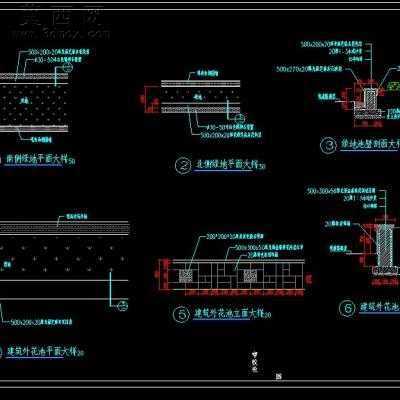 “花坛花钵”图纸集合 CAD图纸