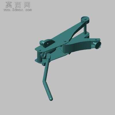 车用液压千斤顶 3D模型