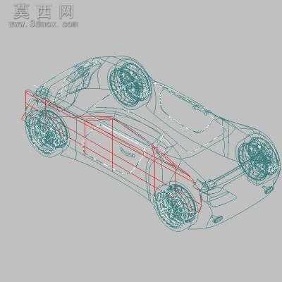 跑车 3D模型,3DM