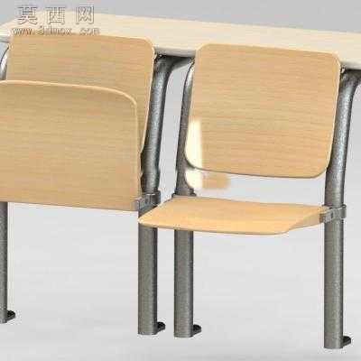 学生用课桌 3D模型
