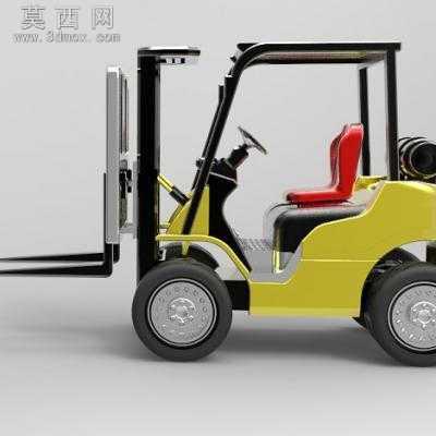 叉车 3D模型