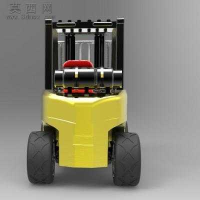 叉车 3D模型