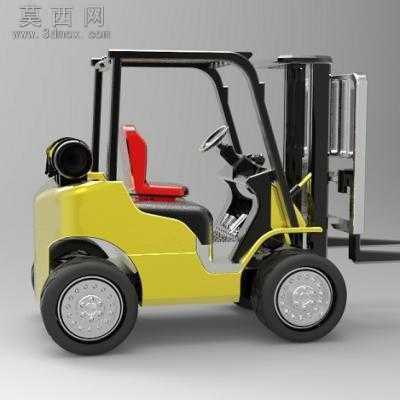 叉车 3D模型