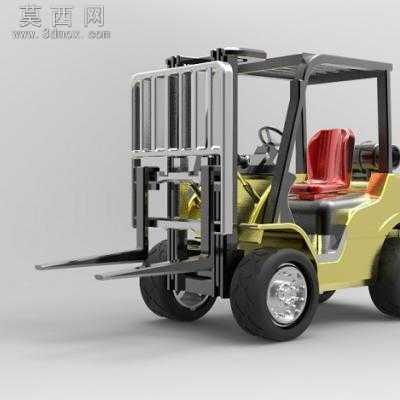叉车 3D模型