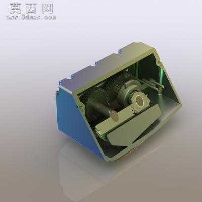两相加速机 3D模型