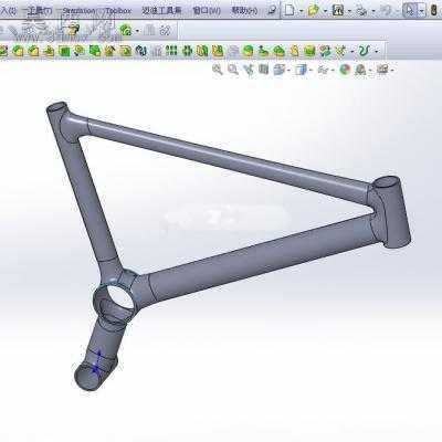 经典山地车 3D模型