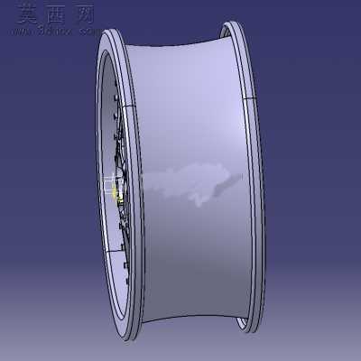 CATIA设计的汽车轮毂 3D模型