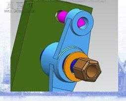 牛头刨床移动架M8孔夹具设计 3D模型