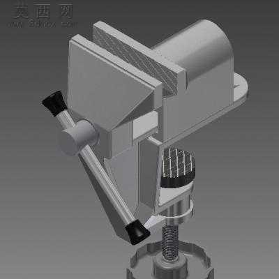 小桌夹台虎钳 3D模型