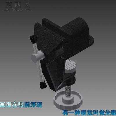 小桌夹台虎钳 3D模型
