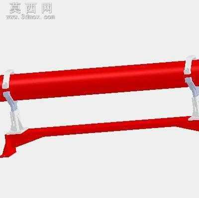 激光管架 3D模型