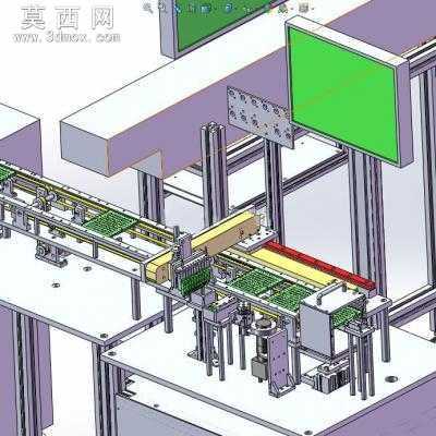 LED元件包装检测一体机 3D模型