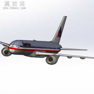 波音757客机 3D模型