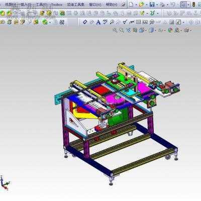 结构复杂的多轴传动 3D模型