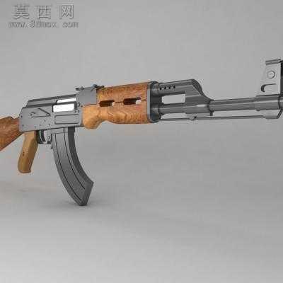 效果酷炫的AK47 3D模型中望3D设计,Z3