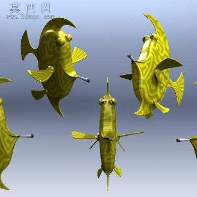圆润黄鱼 3D模型