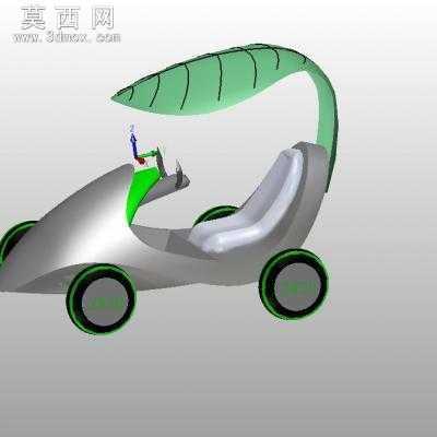 环保车 3D模型中望3D设计,Z3