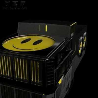 喜剧之王武装车 3D模型中望3D设计,Z3