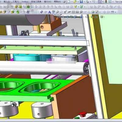 一台实用的封口机 3D模型