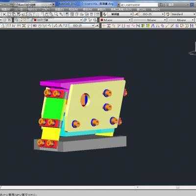 平送机图纸 3D模型中望3D,