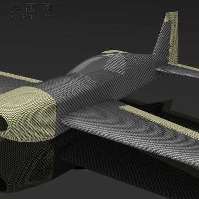 Extra-300小型飞机 3D模型