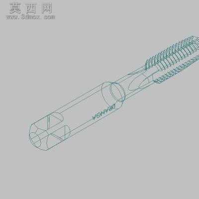 普通螺丝板牙 3D模型