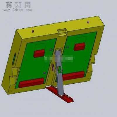 P6-LED户外球场屏箱体结构 3D模型